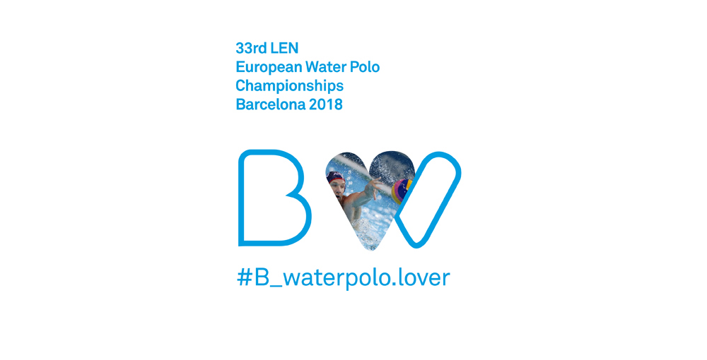 Finalist project, 33RD LEN EUROPEAN WATER POLO CHAMPIONSHIPS BARCELONA 2018 Branding and visual identity - Main slider